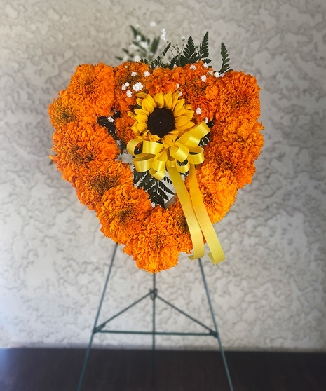 Marigold Memories Heart